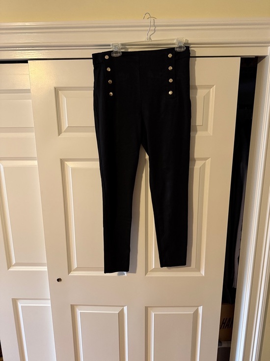 Ann Taylor Pants - Ann Taylor Black Pants With Nautical Detailing